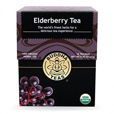 Picture of Buddha Teas Elderberry Tea, 18 tea bags