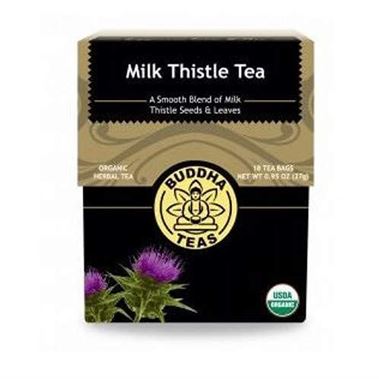 Picture of Buddha Teas Milk Thistle Tea, 18 tea bags