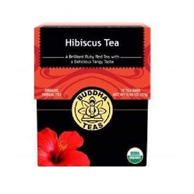 Picture of Buddha Teas Hibiscus Tea, 18 tea bags