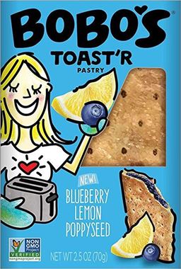 Picture of Bobo's Toast'r Pastry, Blueberry Lemon Poppyseed, 2.5 oz