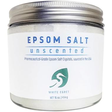 Picture of White Egret Epsom Salt, Unscented, 16 oz