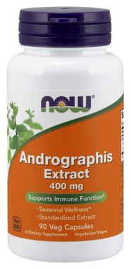 Picture of NOW Andrographis Extract, 400 mg, 90 vcaps