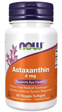 Picture of NOW Astaxanthin, 4 mg, 60 softgels