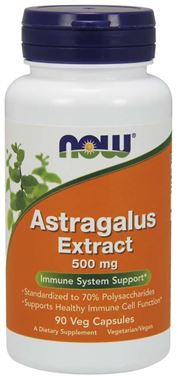Picture of NOW Astragalus Extract, 500 mg, 90 vcaps