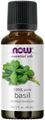 Picture of NOW 100% Pure Basil Oil, 1 fl oz