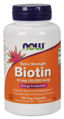 Picture of NOW Extra Strength Biotin, 10 mg, 120 vcaps