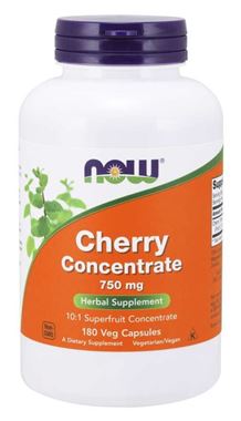 Picture of NOW Cherry Concentrate, 750 mg, 180 vcaps