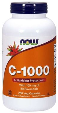 Picture of NOW C-1000 with Bioflavonoids, 250 vcaps