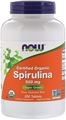 Picture of NOW Certified Organic Spirulina, 500 mg, 200 tabs