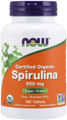 Picture of NOW Certified Organic Spirulina, 500 mg, 180 tabs