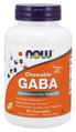 Picture of NOW Chewable GABA, 90 chewables