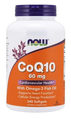Picture of NOW CoQ10, 60 mg, 240 softgels