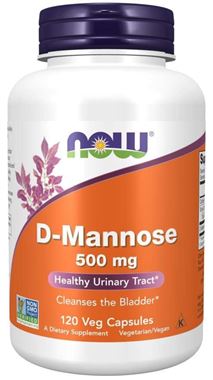 Picture of NOW D-Mannose, 500 mg, 120 vcaps