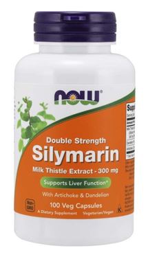 Picture of NOW Double Strength Silymarin, 100 vcaps