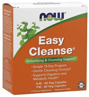 Picture of NOW Easy Cleanse, AM/PM, 120 vcaps