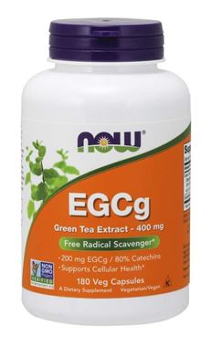 Picture of NOW EGCg, 180 vcaps