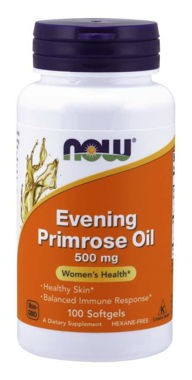 Picture of NOW Evening Primrose Oil, 500 mg, 100 softgels
