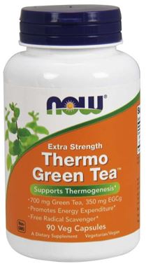 Picture of NOW Extra Strength Thermo Green Tea, 90 vcaps