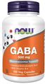 Picture of NOW GABA, 500 mg, 100 vcaps