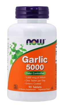 Picture of NOW Garlic 5000, 90 tabs