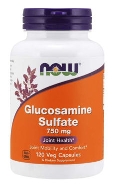 Picture of NOW Glucosamine Sulfate, 750 mg, 120 vcaps