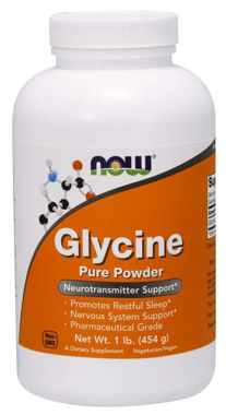 Picture of NOW Glycine Pure Powder, 1 lb