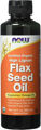 Picture of NOW Certified Organic High Lignan Flax Seed Oil, 12 fl oz