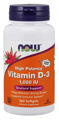 Picture of NOW High Potency Vitamin D3 1,000 IU, 360 softgels