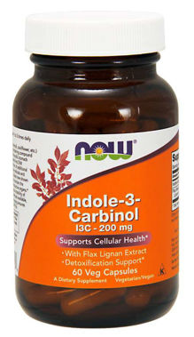 Picture of NOW Indole-3-Carbinol 13C, 200 mg, 60 vcaps