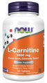Picture of NOW L-Carnitine, 1000 mg, 50 tabs