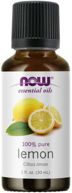 Picture of NOW 100% Pure Lemon Oil, 1 fl oz