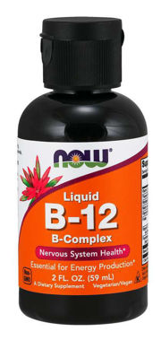 Picture of NOW Liquid B-12 B-Complex, 2 fl oz