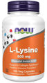 Picture of NOW L-Lysine, 500 mg, 100 vcaps
