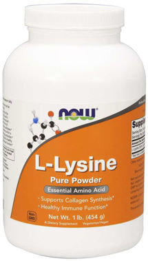 Picture of NOW L-Lysine Pure Powder, 1 lb