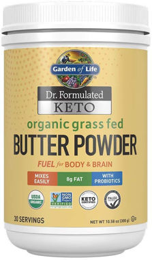Picture of Garden of Life Dr. Formulated Keto Organic Grass Fed Butter Powder, 10.58 oz