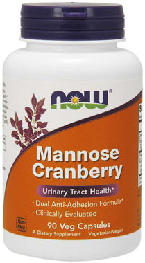 Picture of NOW Mannose Cranberry, 90 vcaps