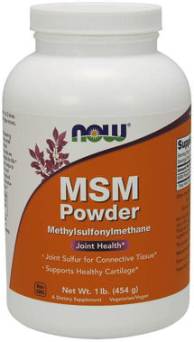 Picture of NOW MSM Powder, 1 lb