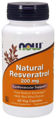 Picture of NOW Natural Resveratrol, 200 mg, 60 vcaps