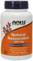 Picture of NOW Natural Resveratrol, 200 mg, 120 vcaps