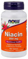 Picture of NOW Niacin, Sustained Release, 500 mg, 100 tabs