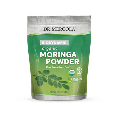 Picture of Dr. Mercola Biodynamic Organic Moringa Powder,  8.47 oz