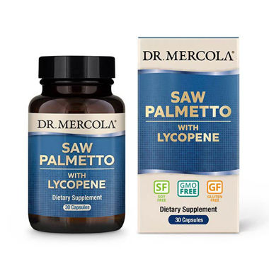Picture of Dr. Mercola Saw Palmetto with Lycopene, 30 caps