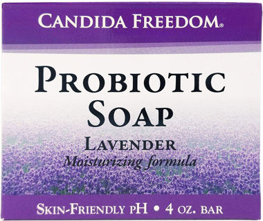 Picture of Massey Medicinals Candida Freedom Probiotic Soap, Lavender, 4 oz Bar