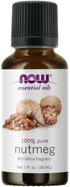 Picture of NOW 100% Pure Nutmeg Oil, 1 fl oz