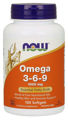 Picture of NOW Omega 3-6-9, 100 softgels (MANUFACTURER OUT OF STOCK)