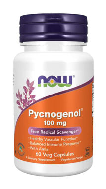 Picture of NOW Pycnogenol, 100 mg, 60 vcaps