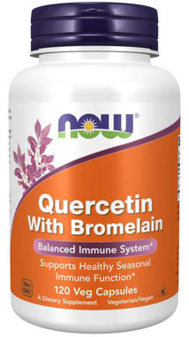 Picture of NOW Quercitin With Bromelain, 120 vcaps