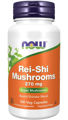 Picture of NOW Rei-Shi Mushrooms, 270 mg, 100 vcaps