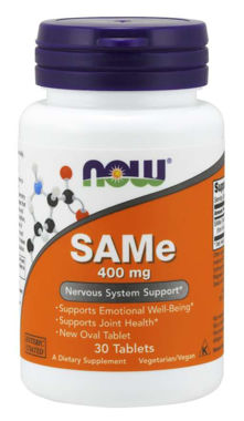Picture of NOW SAMe, 400 mg, 30 tablets