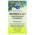 Picture of Natural Factors Whole Earth & Sea Pure Food Women's 50+ Multi, 120 tablets